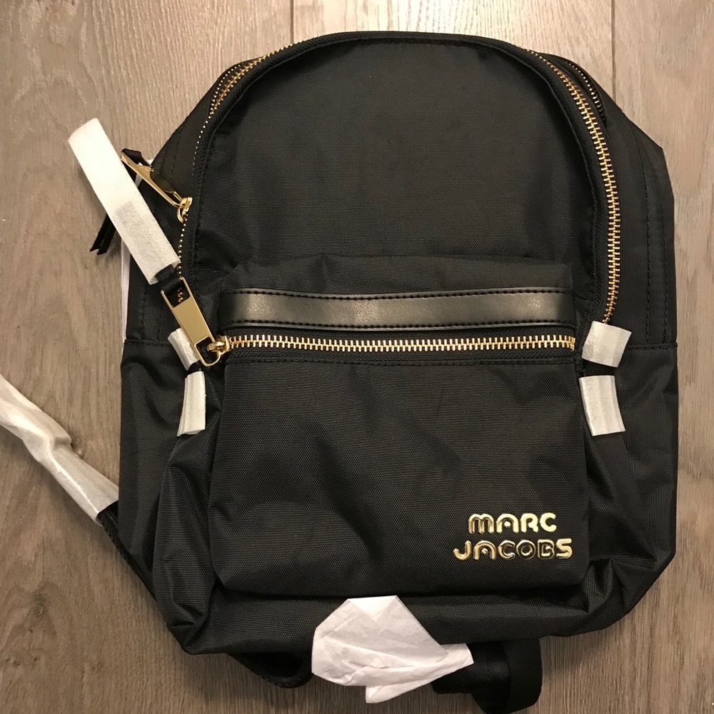 Marc Jacobs Black Trek Backpack NWT